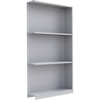 Interlok Shelving Unit, Steel, Boltless, 450 lbs. Capacity, 48" W x 88" H x 24" D GTA Hardware Inc