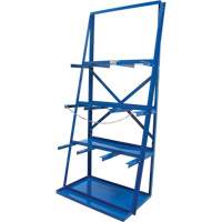 Bar Storage Rack, Vertical, 3 Levels, 36" W x 24" D x 84" H, 3000 lbs. Cap. GTA Hardware Inc