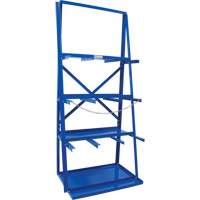 Bar Storage Rack, Vertical, 3 Levels, 36" W x 24" D x 84" H, 3000 lbs. Cap. GTA Hardware Inc