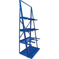 Bar Storage Rack, Vertical, 3 Levels, 36" W x 24" D x 84" H, 3000 lbs. Cap. GTA Hardware Inc