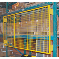 Pallet Back Rack Guards, 96" W x 48" H, 6" Brackets GTA Hardware Inc