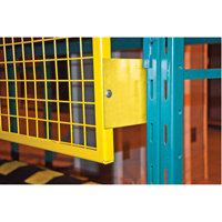 Pallet Back Rack Guards, 96" W x 48" H, 6" Brackets GTA Hardware Inc