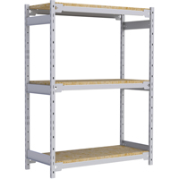 &eacute;tag&egrave;re-classeur de grande largeur, Acier, 3 Tablettes, 42" la x 18" p x 60" h GTA Hardware Inc