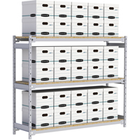 &eacute;tag&egrave;re-classeur de grande largeur, Acier, 3 Tablettes, 72" la x 18" p x 60" h GTA Hardware Inc