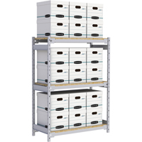 &eacute;tag&egrave;re-classeur de grande largeur, Acier, 3 Tablettes, 42" la x 18" p x 60" h GTA Hardware Inc