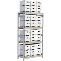 &eacute;tag&egrave;re-classeur de grande largeur, Acier, 4 Tablettes, 42" la x 18" p x 84" h GTA Hardware Inc