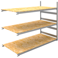 &eacute;tag&egrave;re-classeur de grande largeur, Acier, 3 Tablettes, 72" la x 32" p x 60" h, Ensemble Ajout GTA Hardware Inc