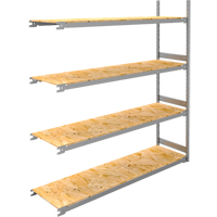 &eacute;tag&egrave;re-classeur de grande largeur, Acier, 4 Tablettes, 72" la x 18" p x 84" h, Ensemble Ajout GTA Hardware Inc
