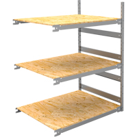 &eacute;tag&egrave;re-classeur de grande largeur, Acier, 3 Tablettes, 42" la x 32" p x 60" h, Ensemble Ajout GTA Hardware Inc