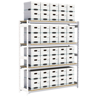 &eacute;tag&egrave;re-classeur de grande largeur, Acier, 4 Tablettes, 72" la x 18" p x 84" h, Ensemble Ajout GTA Hardware Inc