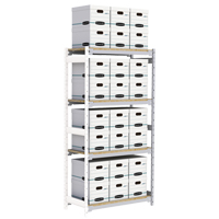 &eacute;tag&egrave;re-classeur de grande largeur, Acier, 4 Tablettes, 42" la x 18" p x 84" h, Ensemble Ajout GTA Hardware Inc