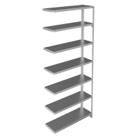 &eacute;l&eacute;ment de rayonnage, Acier galvanis&eacute;, Montant &agrave; fente, Capacit&eacute; 400 lb, 36" la x 84" h x 12" p GTA Hardware Inc