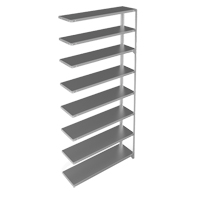 &eacute;l&eacute;ment de rayonnage, Acier galvanis&eacute;, Montant &agrave; fente, Capacit&eacute; 300 lb, 48" la x 96" h x 12" p GTA Hardware Inc
