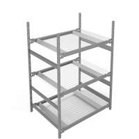 &eacute;tag&egrave;re de grande largeur, Acier, Sans boulons, Capacit&eacute; 1340 lb, 42" la x 60" h x 32" p GTA Hardware Inc
