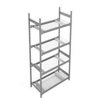 &eacute;tag&egrave;re de grande largeur, Acier, Sans boulons, Capacit&eacute; 1340 lb, 42" la x 84" h x 18" p GTA Hardware Inc