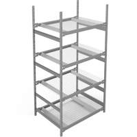 &eacute;tag&egrave;re de grande largeur, Sans boulons, Capacit&eacute; 1340 lb, 42" la x 84" h x 32" p GTA Hardware Inc