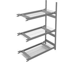 &eacute;tag&egrave;re de grande largeur, Acier, Sans boulons, Capacit&eacute; 1340 lb, 42" la x 60" h x 18" p GTA Hardware Inc