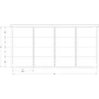 Cabinet d'entreposage &agrave; tiroirs int&eacute;gr&eacute; Interlok GTA Hardware Inc