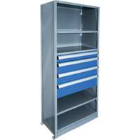 Cabinet d'entreposage &agrave; tiroirs int&eacute;gr&eacute; Interlok GTA Hardware Inc