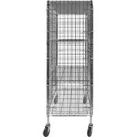 Chariot de s&eacute;curit&eacute;, Chrom&eacute;, 48" x 69" x 24", Capacit&eacute; 500 lb GTA Hardware Inc
