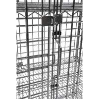 Chariot de s&eacute;curit&eacute;, Chrom&eacute;, 48" x 69" x 24", Capacit&eacute; 500 lb GTA Hardware Inc