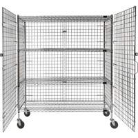 Chariot de s&eacute;curit&eacute;, Chrom&eacute;, 60" x 69" x 24", Capacit&eacute; 500 lb GTA Hardware Inc