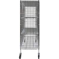 Chariot de s&eacute;curit&eacute;, Chrom&eacute;, 60" x 69" x 24", Capacit&eacute; 500 lb GTA Hardware Inc