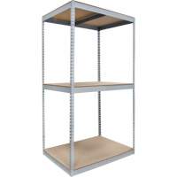 Rayonnage robuste, Acier, Sans boulons, Capacit&eacute; 1200 lb, 48" la x 84" h x 36" p GTA Hardware Inc