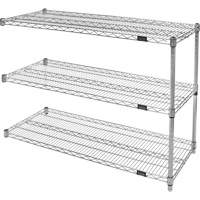 &eacute;tag&egrave;res robustes en treillis chromat&eacute;, Ensemble Ajout, Tiers 3, 30" la x 33" h x 14" p GTA Hardware Inc