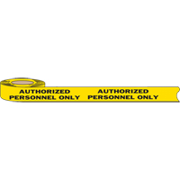Barricade Tape, English, 3" W x 1000' L, 2 mils, Black on Yellow GTA Hardware Inc