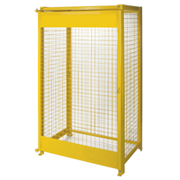 Armoires pour cylindres &agrave; gaz, nbre de bouteilles: 10, 44" , 30" , 74" , Jaune GTA Hardware Inc