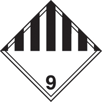 TDG Shipping Labels, Class 9, Miscellaneous Dangerous Goods, Paper GTA Hardware Inc
