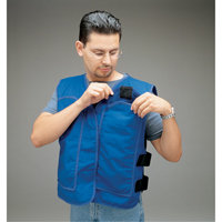 Vestes de refroidissement avec pochettes pour insertions, Grand, Bleu royal GTA Hardware Inc