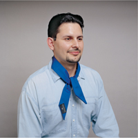 Serviette refroidissante standard, Bleu GTA Hardware Inc