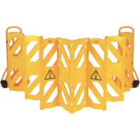 Barri&egrave;res mobiles portatives, 13' lo, Plastique, Jaune GTA Hardware Inc