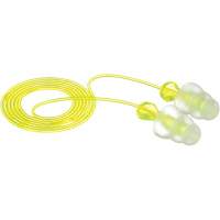 E-A-R Tri-Flange Reusable Earplugs, Corded, Bulk - Polybag, 26 dB NRR, One-Size GTA Hardware Inc