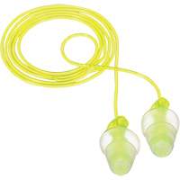 E-A-R Tri-Flange Reusable Earplugs, Corded, Bulk - Polybag, 26 dB NRR, One-Size GTA Hardware Inc