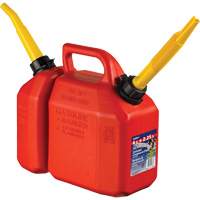 Combo jerrican essence/huile, 2,17 gal. US/8,25 L, Rouge, Conformes aux normes CSA/ULC GTA Hardware Inc
