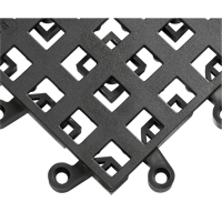 Carrelage no 560 ErgoDeck , PVC, 1-1/2' la c, 1-1/2' lo, 7/8" &eacute;paisseur, Noir GTA Hardware Inc
