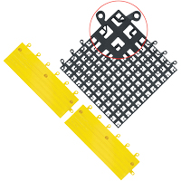 Carrelage no 560 ErgoDeck , PVC, 1-1/2' la c, 1-1/2' lo, 7/8" &eacute;paisseur, Noir GTA Hardware Inc
