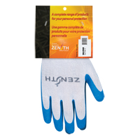 Natural Rubber Seamless Knit Coated Gloves, 8, Rubber Latex Coating, 10 Gauge, Polyester/Cotton Shell GTA Hardware Inc