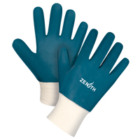 Gants &agrave; poignet en tricot de poids lourd, 9/Grand, R&ecirc;vetement Nitrile, Enveloppe en Coton GTA Hardware Inc