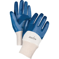 Gants &agrave; doublure interlock de poids moyen, 11/2T-Grand, R&ecirc;vetement Nitrile, Enveloppe en Coton GTA Hardware Inc
