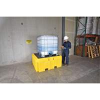 IBC Spill Pallet Plus&reg; Without Drain, 365 US gal. Spill Capacity, 62" x 62" x 28" GTA Hardware Inc