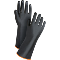 Gants de poids lourd pour la manipulation de produits chimiques, Taille Grand/9, 14" lo, Latex de caoutchouc, 30 mils GTA Hardware Inc