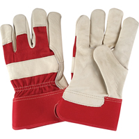 Gants d'ajusteur &agrave; paume s&egrave;che de premi&egrave;re qualit&eacute;, Grand, Paume en Cuir fleur de vache, Doublure en Coton GTA Hardware Inc