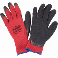Coated Gloves, 9/Large, Rubber Latex Coating, 10 Gauge, Polyester/Cotton Shell GTA Hardware Inc