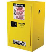 Armoire de s&eacute;curit&eacute; compacte pour produits inflammables EX Sure-Grip, 12 gal., 1 Porte(s), 23,25" La x 35" h x 18" p GTA Hardware Inc
