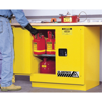 Armoire de s&eacute;curit&eacute; pour dessous de comptoir pour produits inflammables EX Sure-Grip, 22 gal., 2 Porte(s), 35" La x 35" h x 22" p GTA Hardware Inc