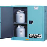 Armoires de s&eacute;curit&eacute; pour acides & produits corrosifs avec doublure ChemCor, 30 gal., 43" x 44" x 18" GTA Hardware Inc